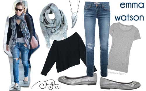 Look da scuola: ispirati a Emma Watson